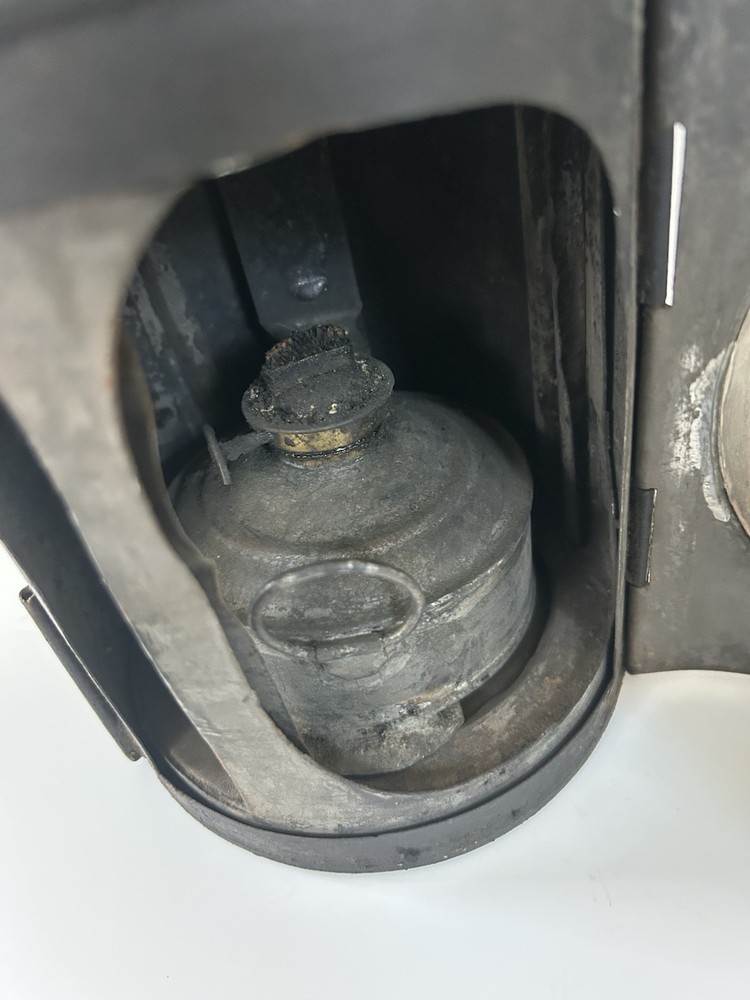 Antique Railway Lantern with burner and wick