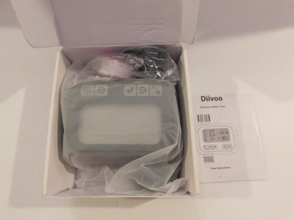 Diivoo Irrigation Timer SOP11 Waterproof Weekly And Daily Program Rain Delay