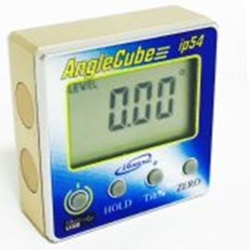 RECHARGEABLE iGAGING ANGLE CUBE DIGITAL TILT LEVEL BEVEL GAUGE ELECTRONIC