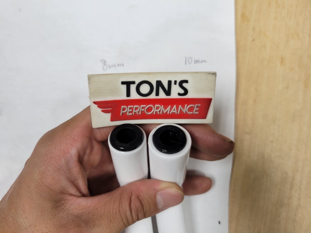 10mm White Ignition High Temp Ceramic Spark Plug Wire Boot Terminal Kit 45-Deg