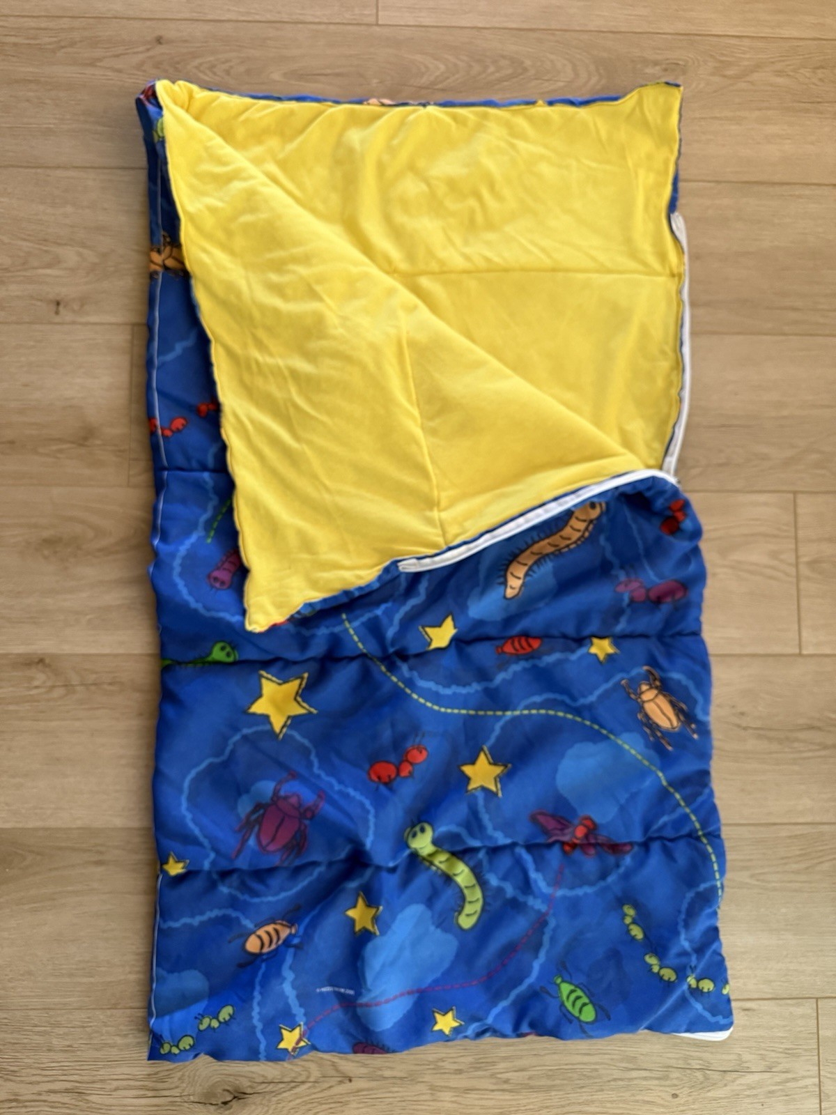 Insect Bug Beetle Cicada Sleeping Bag Hedstrom 2000 Y2K Vintage EUC