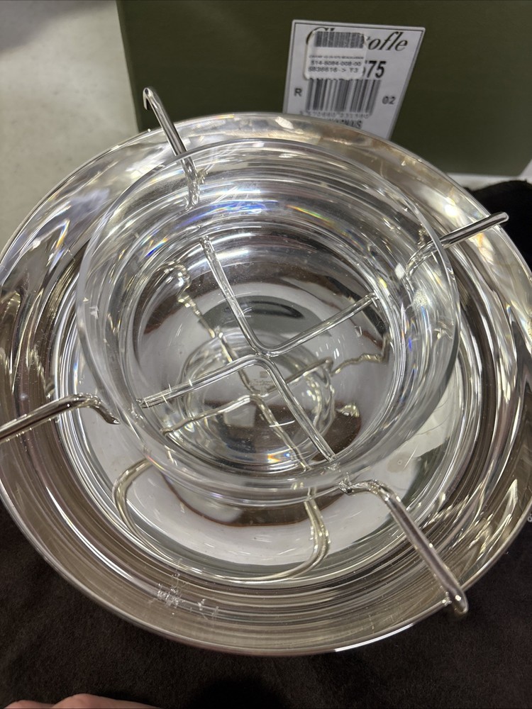 Christofle Silver-Plated Caviar Serving Set With Box