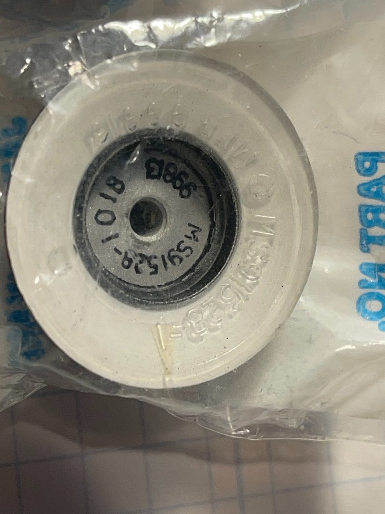 2 Mil-Spec Jan Hardware Co MS91528-101B Plastic Knobs 0.125" Shaft 2 Set Screws