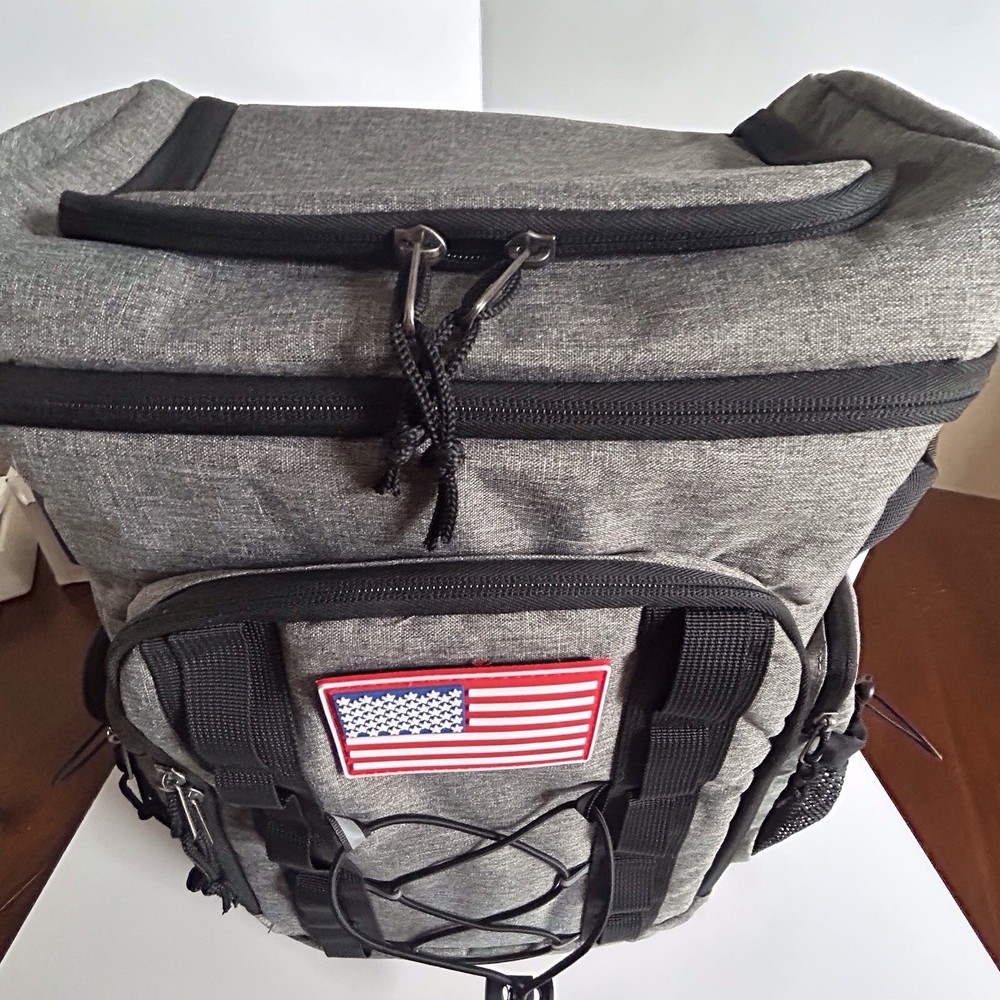 Maelstrom Backpack Cooler Gray Soft Lightweight 35 Can Insulated
