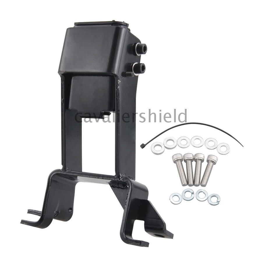 Plug-In Driver Rivet Backrest Black+Mounting Kit For Indian Chief Chieftain 14+