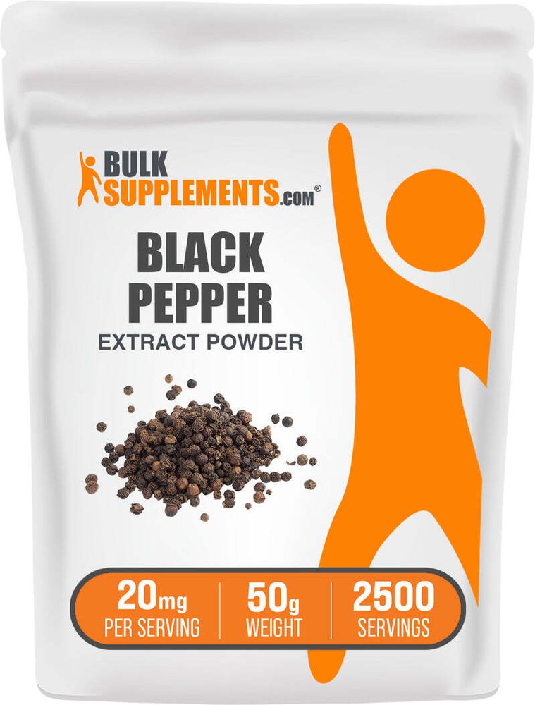 BulkSupplements Black Pepper Extract Powder - 20mg per Serving