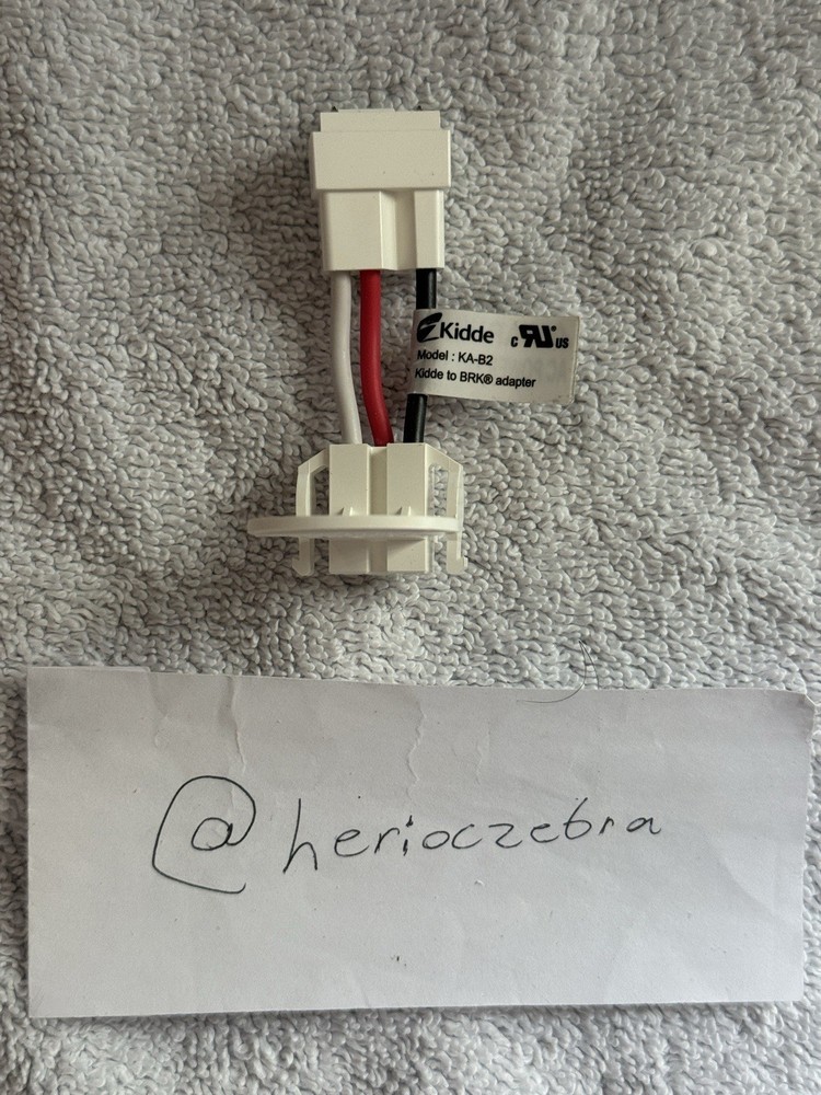 Kidde Hardwired KA-B2 Quick Convert Adapter Kidde to BRK - Smoke Detector
