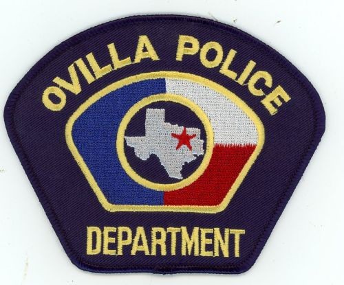 TEXAS TX OVILLA POLICE NICE SHOULDER PATCH SHERIFF