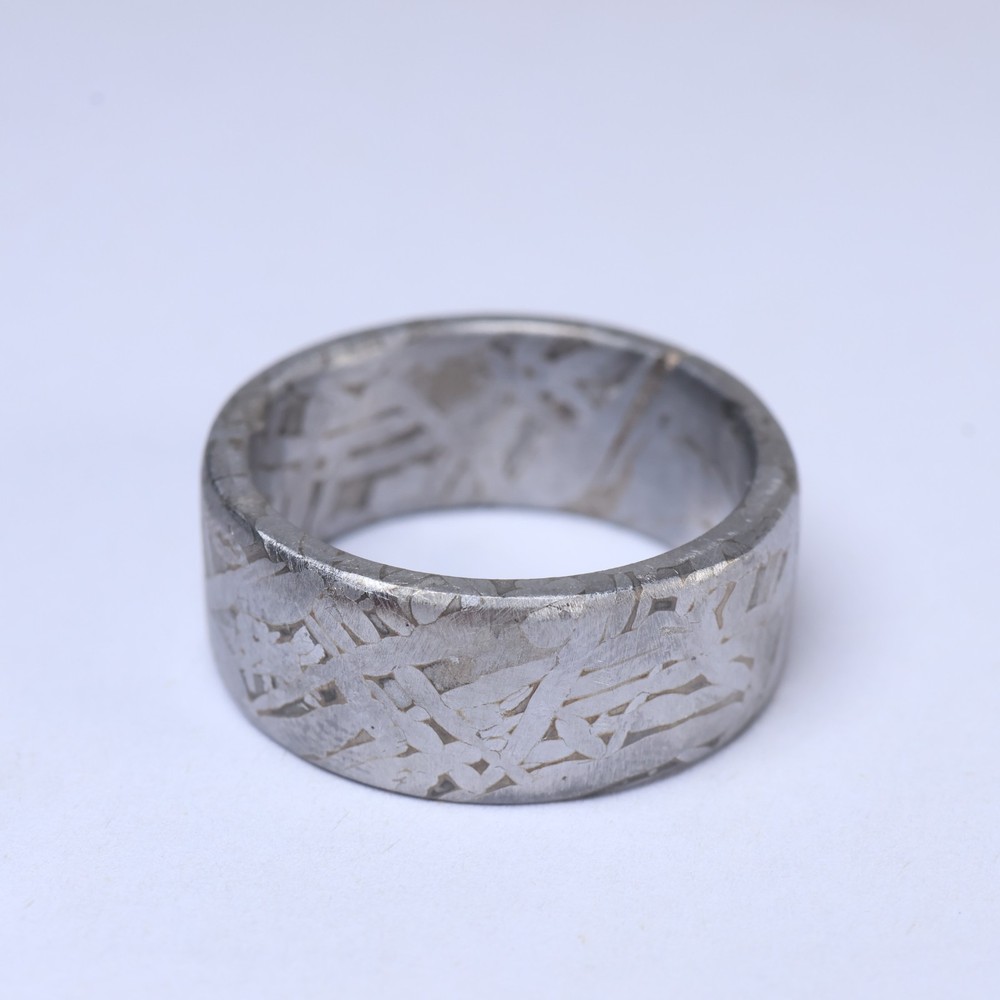 Meteorite Ring, Natural Muonionalusta meteorite,Personalized customization Ring