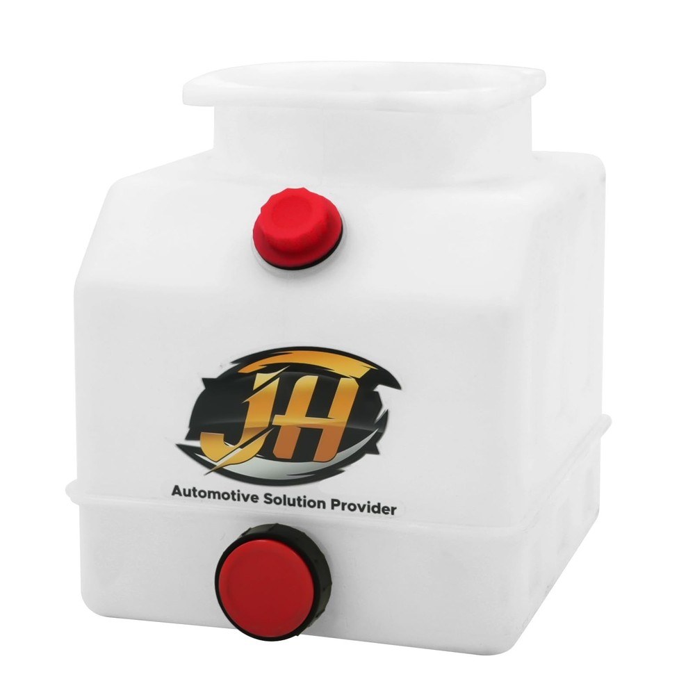 4 Quart Poly Power Unit Reservoir for Hydraulic Systems, Polyethylene Flat Bo...