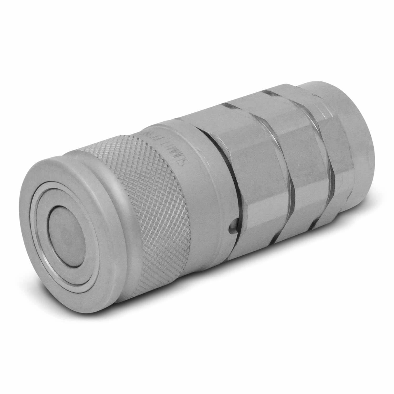 3/8" Flat Face Hydraulic Quick Connect Coupler / Coupling Set, 1/2" NPT Thread