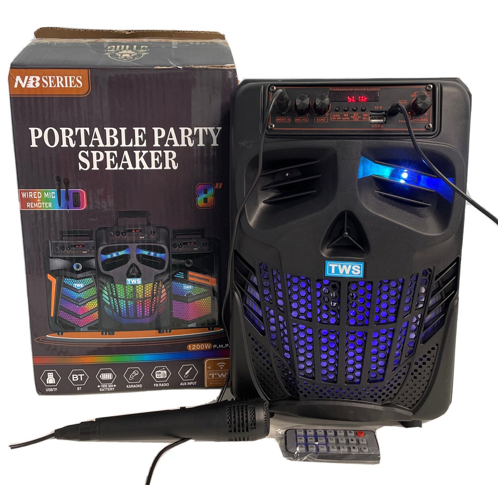 Portable Bluetooth Speaker 50W Wireless Bluetooth Speakers TWS Pairing KARAOKE