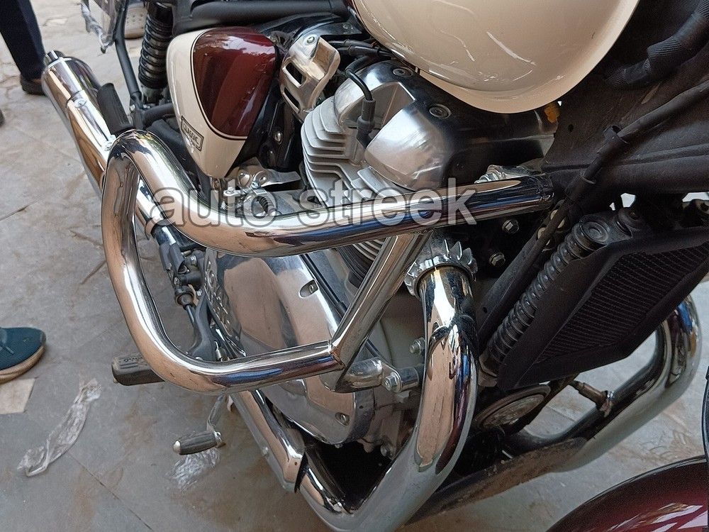 Genuine Royal Enfield Classic 650 EVO ENGINE GUARD, SILVER