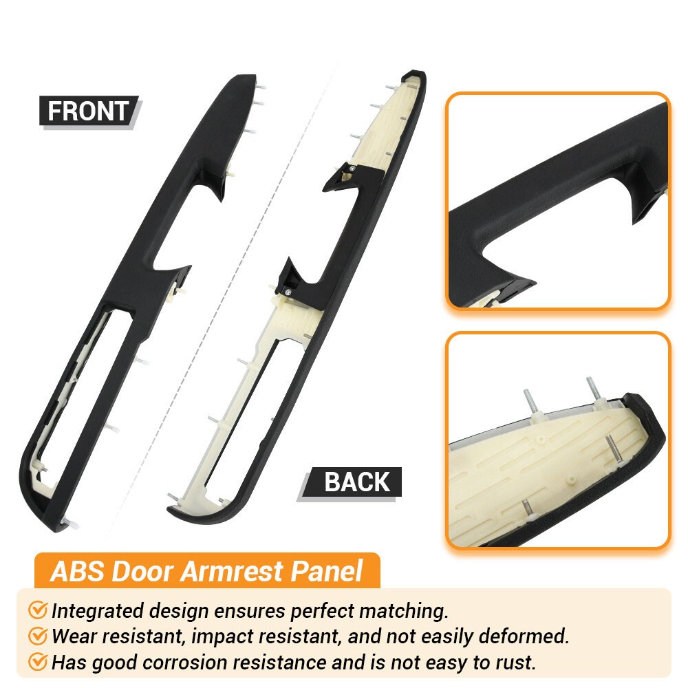 Driver Side Inner Door Pull Handle Left Armrest Repair for 2010-2014 Chevy GMC