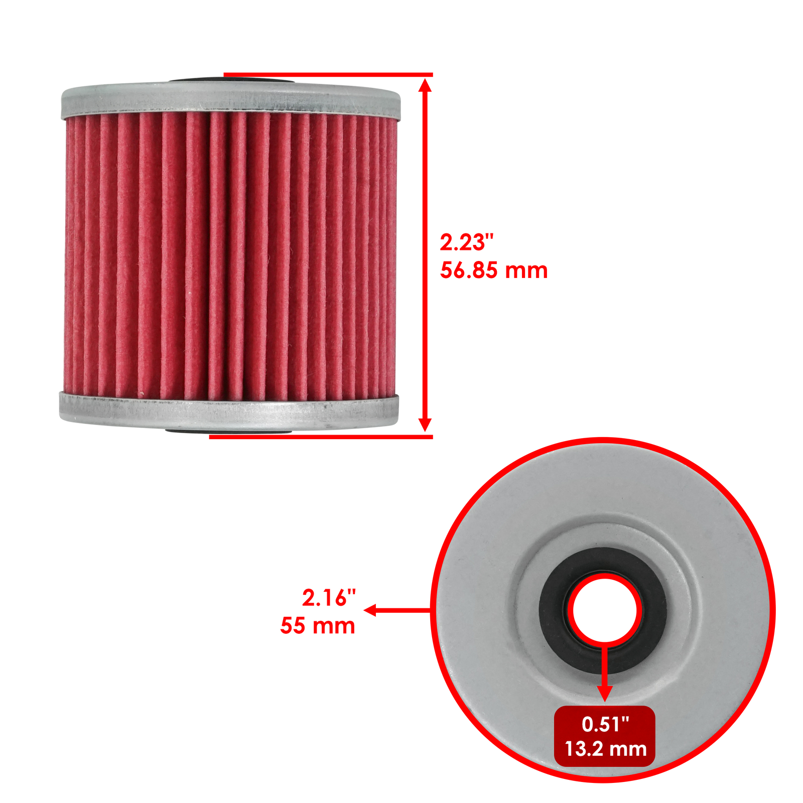 for Kawasaki Bayou 300 KLF300 2X4 4X4 1986-2004 Oil Filter