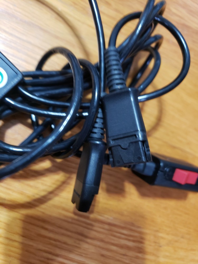 Platronics Y Telephone Headset Training A\DAPTER CORD + MUTE FOR...