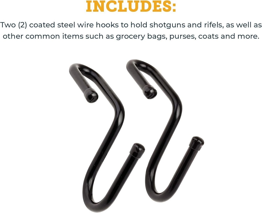 Multi-Use Headrest Gun Rack for Vehicles - Safely Holds Guns & Gear - 2 Pack