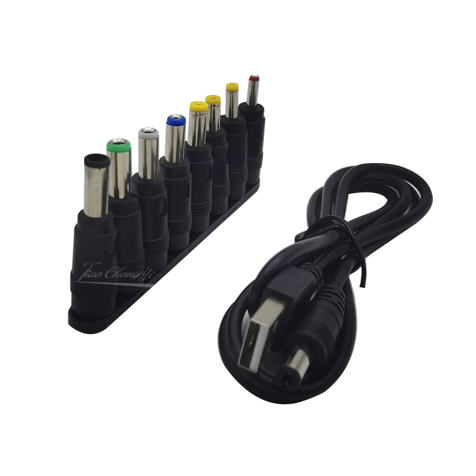 USB to DC Power Cable Jack Charging Cable Power Cord Plug Connector Adapter 1set