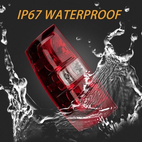 Tail Light Assembly Compatible With Left Driver Side 2007-2014 Tahoe Suburban