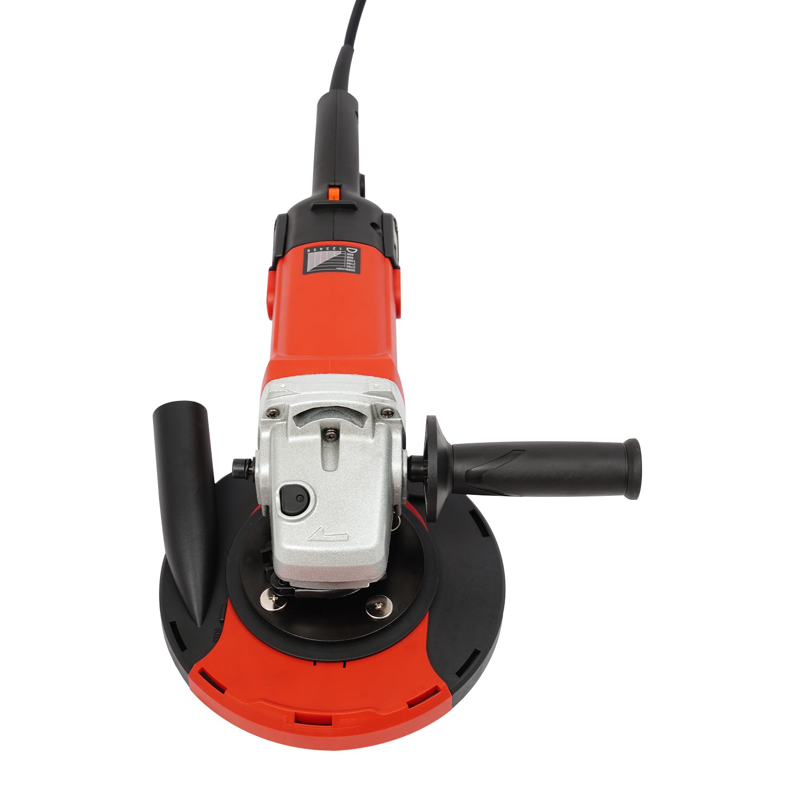 Handhold Concrete Grinder Adjustable Grinding Machine with Dust Extraction Port