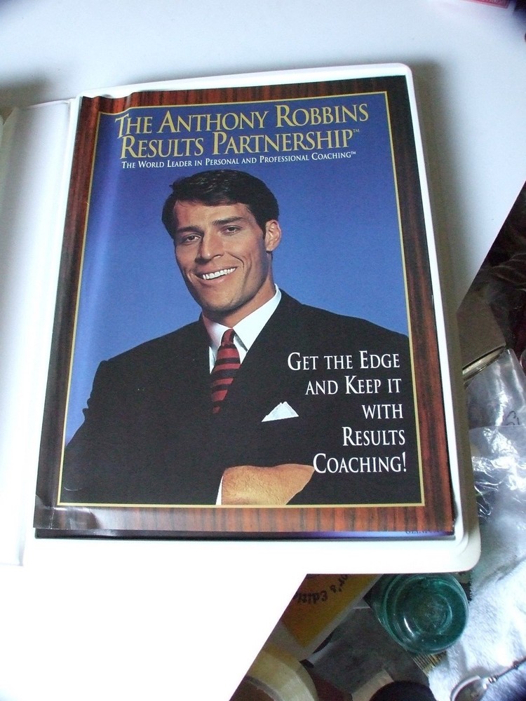 ANTHONY ROBBINS "GET THE EDGE" VHS & CD'S SET !!!!!