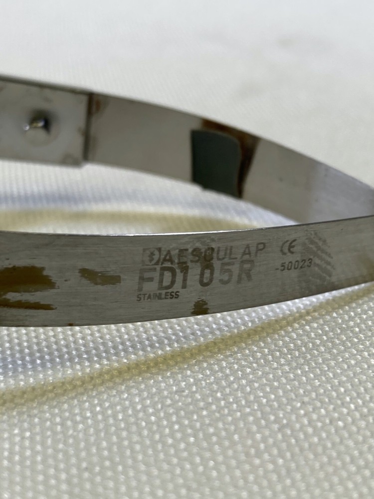 Aesculap FD105R Micro Vessel Scissors Bayonet Straight Sharp Tips 7.5"