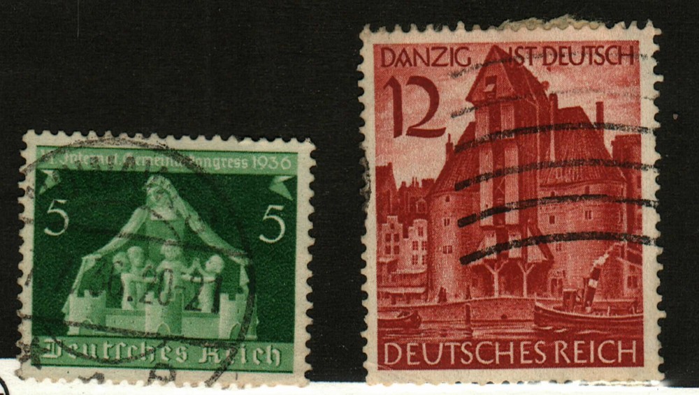 Germany #474, 493 used