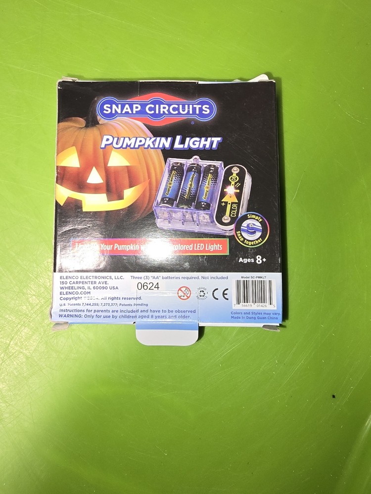 Elenco - Snap Circuits Pumpkin Light - STEM Educational Learning Kit - SCPMKLT