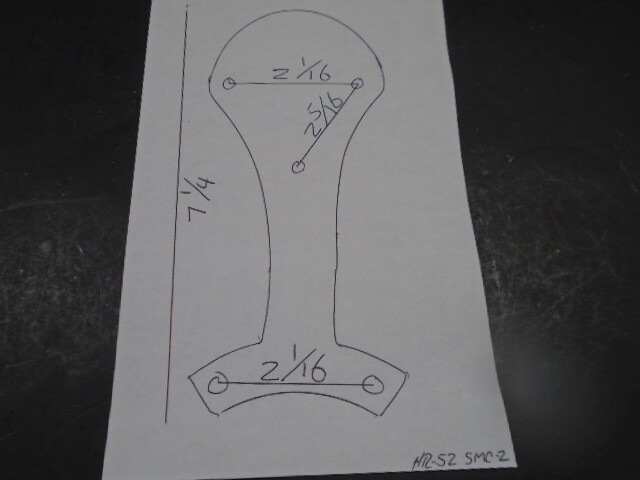 HAMPTON BAY CEILING FAN REPLACEMENT BRACKET/ARM WHITE HR52 SMC-2