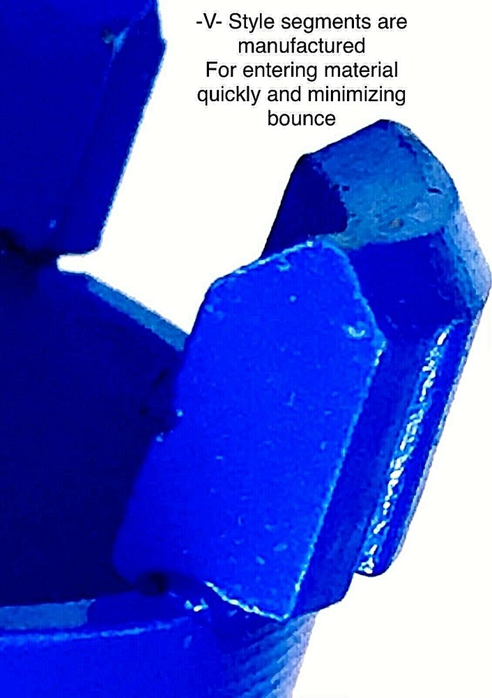 SDS MAX shank adapter & pilot bit with 2" & 3" Dry Diamond Core Bit