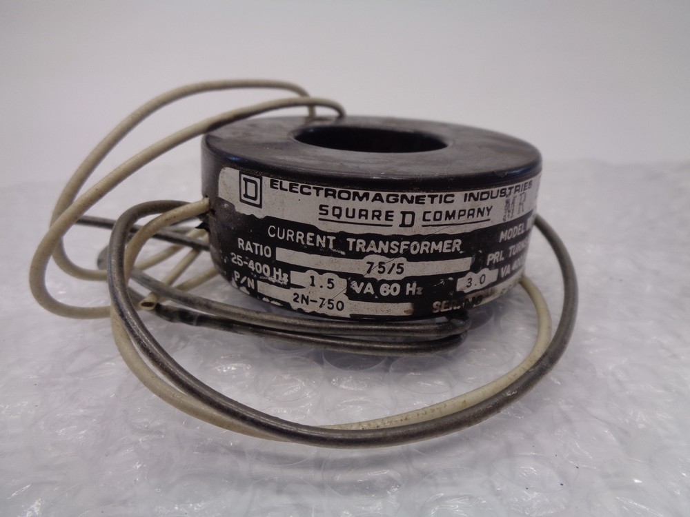 SQUARE D 2N-750 CURRENT TRANFORMER UNMP