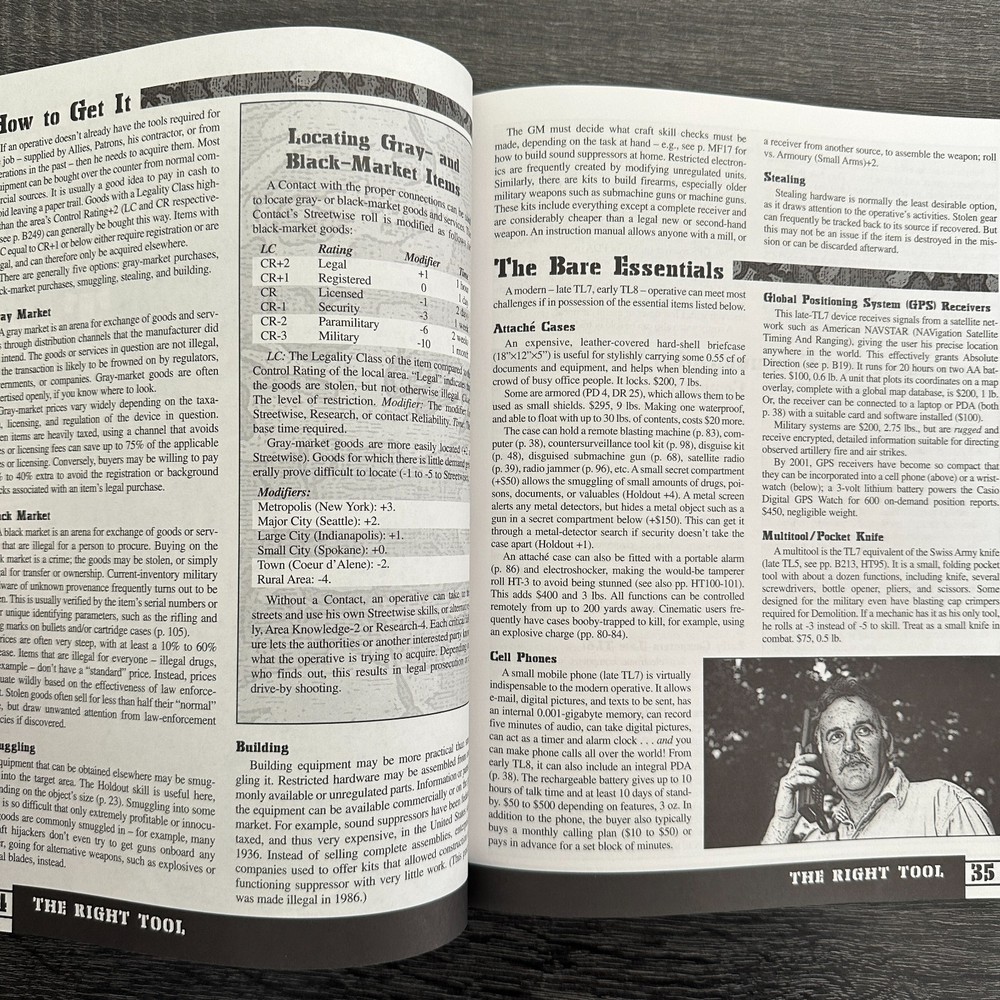 GURPS Covert Ops Steve Jackson Games RPG Softcover Book