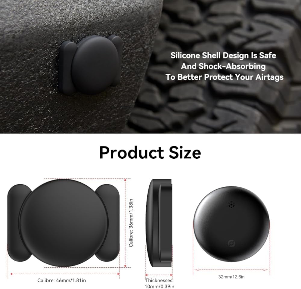Car GPS Tracker for Vehicles, Worldwide Tracker, Black