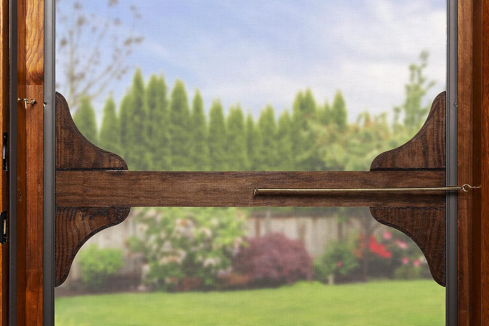 Screen Door Hardware Set, Brass Plated