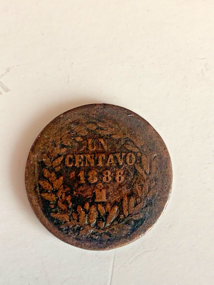 1886 MEXICO Un CENTAVO