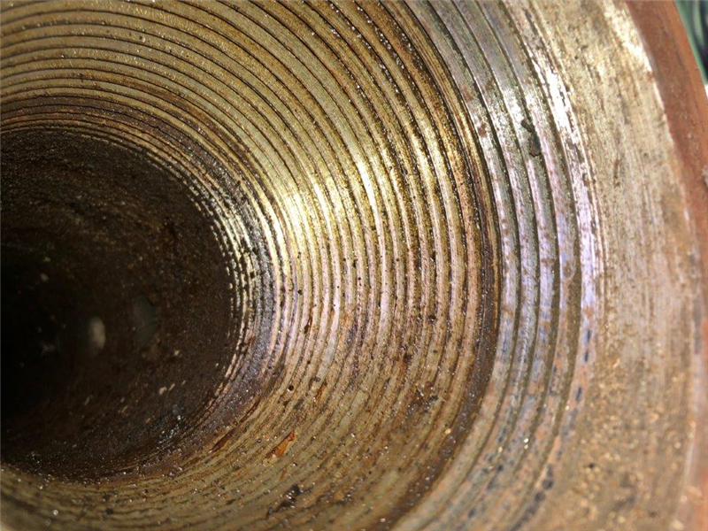 Large Rope Socket 4-1/4 X 6 - 7 Box Threads Large Rope Socket. 45" Overall Lengt
