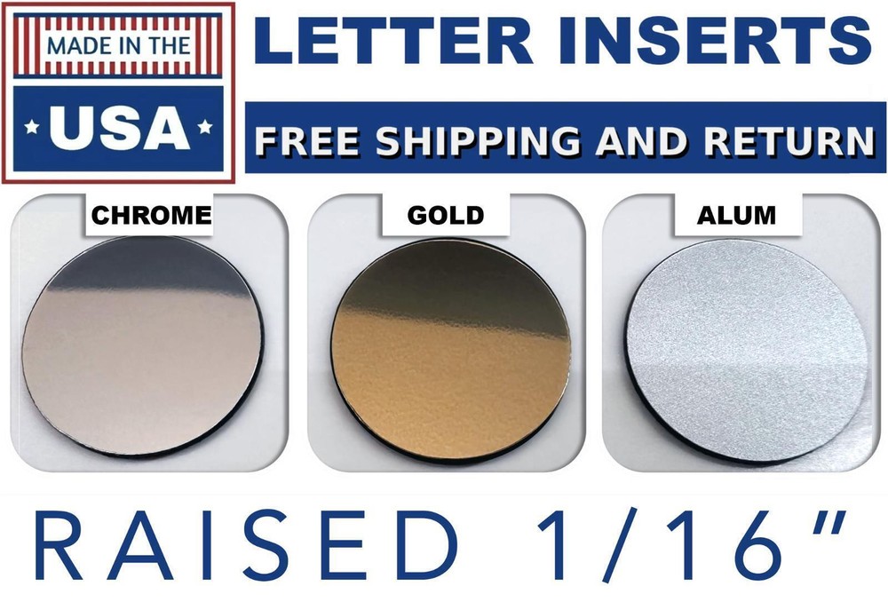 MATTE BLACK RAISED TAILGATE LETTERS INSERTS COMPATIBLE WITH RANGER 2024-2026