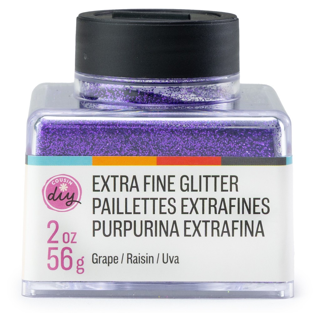 CousinDIY Glitter Stacker 2oz-Grape