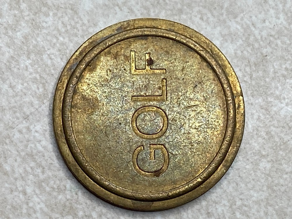 Golf Golf Ball Marker Token T8419