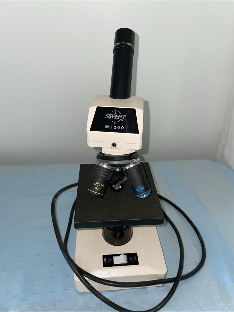 Swift M3200 Series Ultra Lite Illumination System Microscope With Sample Slides