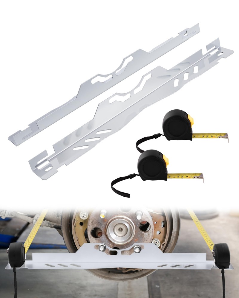 Toe Alignment Tool Plates 2pcs Wheel Alignment Tool Includes Two 5m Metal Tap...
