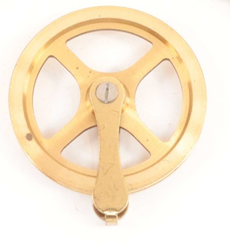 Brass Clock Pulley for Cable Clock 1-3/4 Inches - DW238