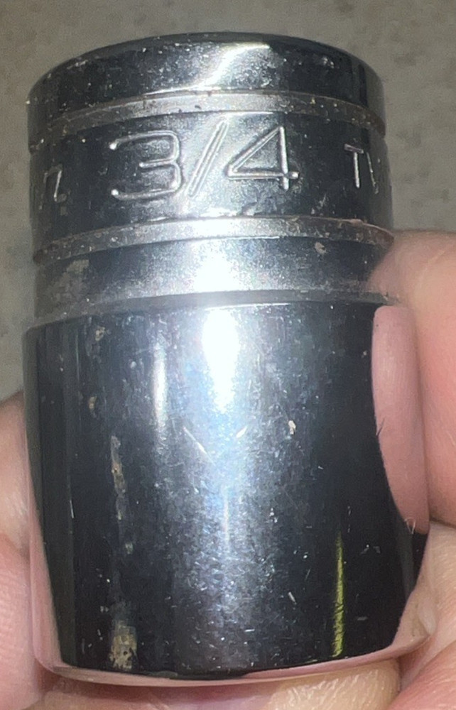 Snap-On TW24L ¾" SOCKET, In Excellent Condition. ½" Drive Chrome