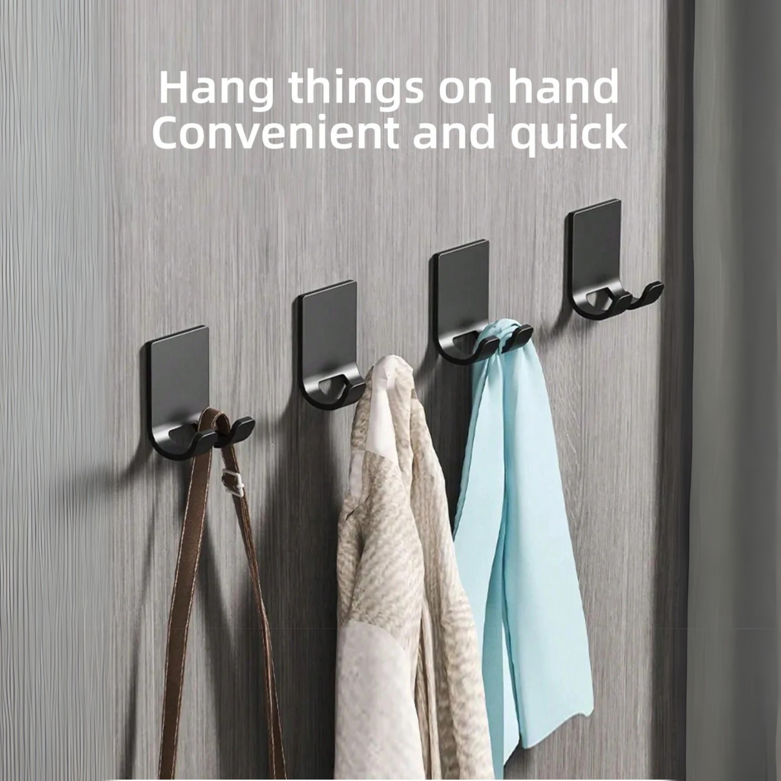 4x Razor Holder No Drilling Wall Mounted Razor Storage Organizer Shaving Shelf