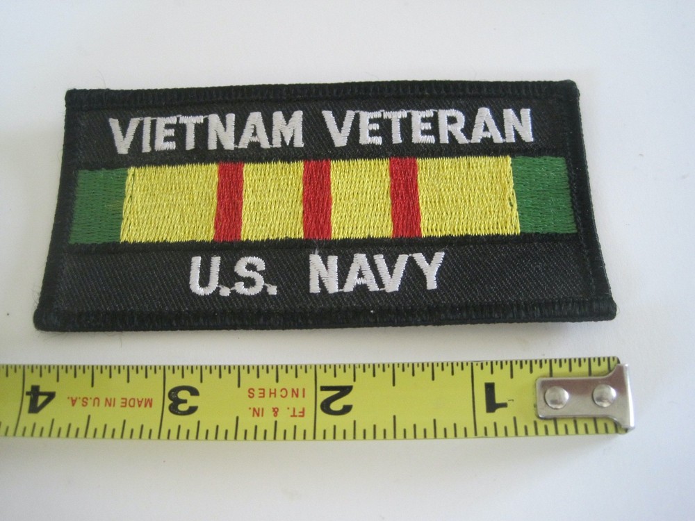 Vietnam Veteran US Navy Patch 4"