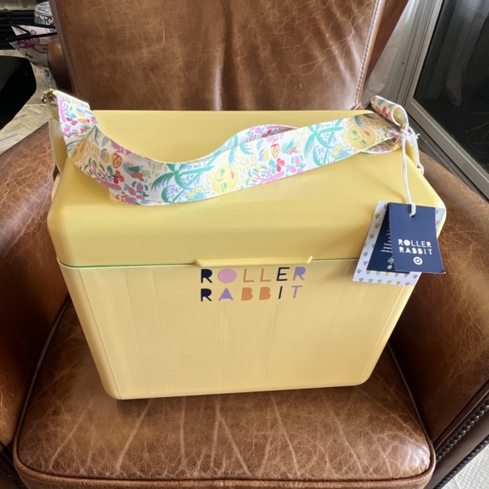 Roller Rabbit Yellow Cooler Box TARGET EXCLUSIVE