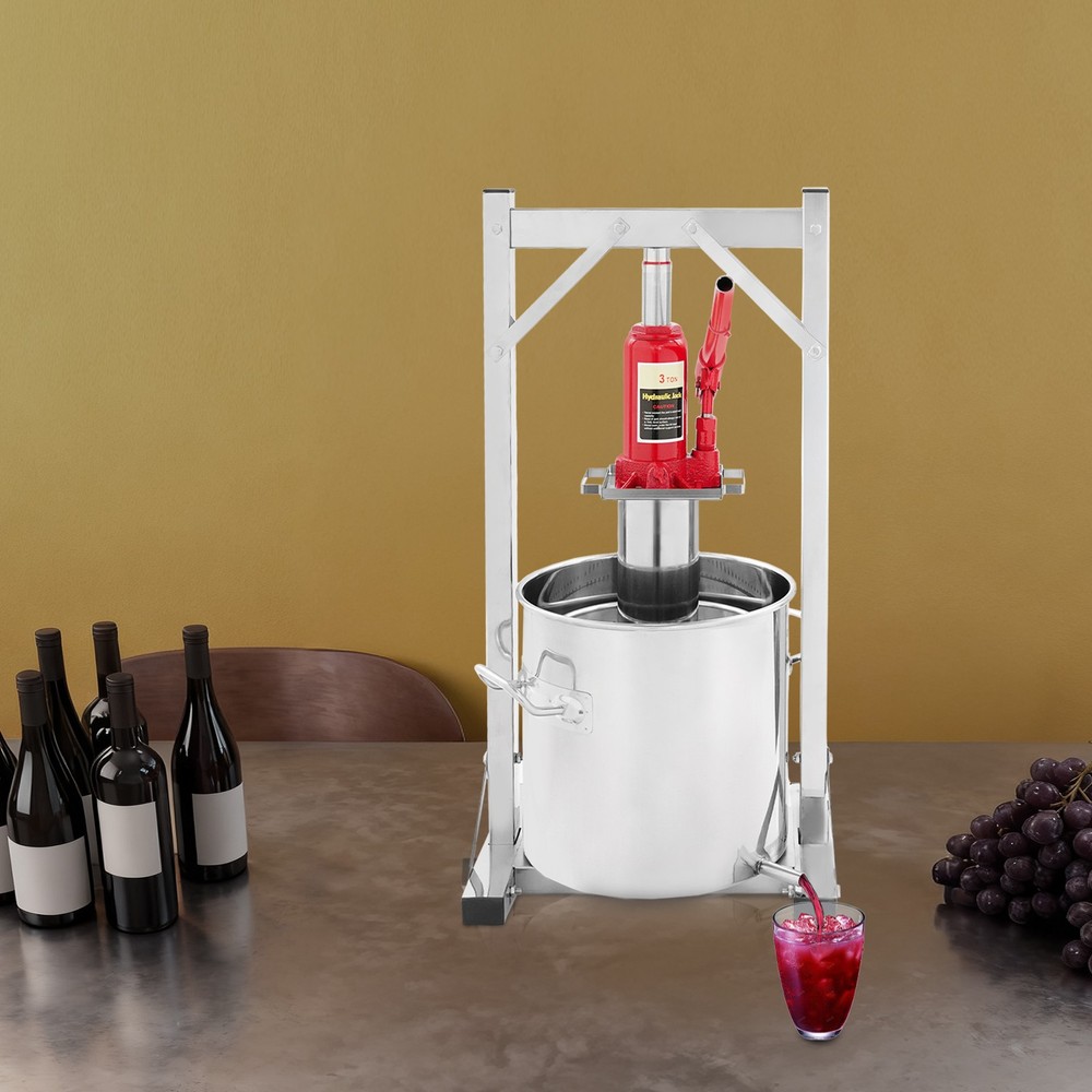 12L Manual Hydraulic Fruit Wine Press Jack Press Extractor Wine Press Machine