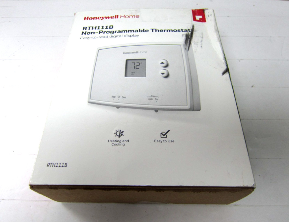 Honeywell RTH111B1024 Horizontal Digital Non-Programmable Thermostat