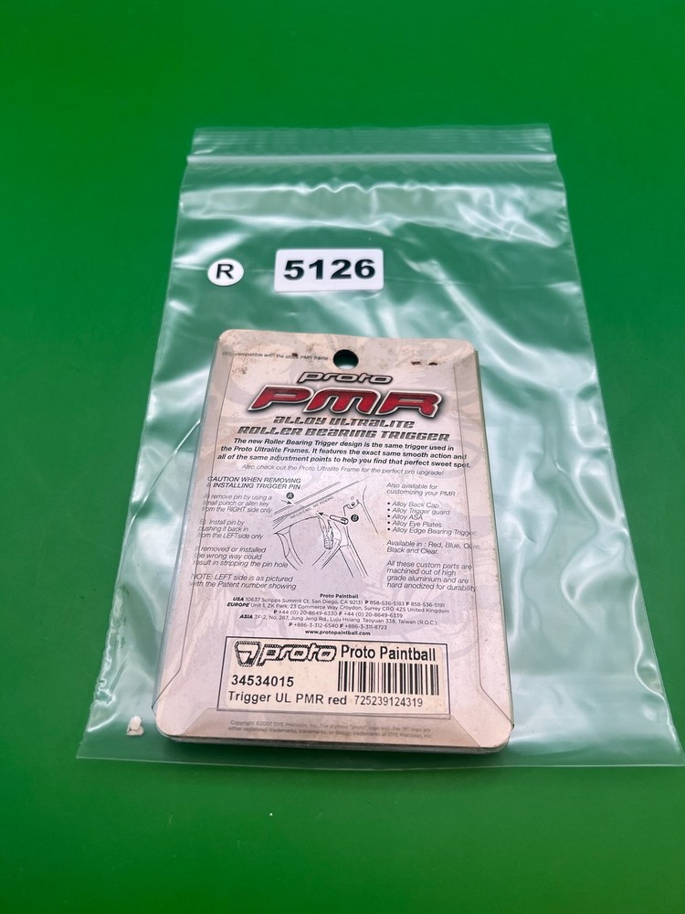 Proto PMR Roller Bearing Trigger Red