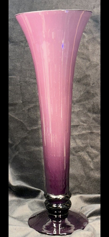 Tall Amethyst Vase 1990s